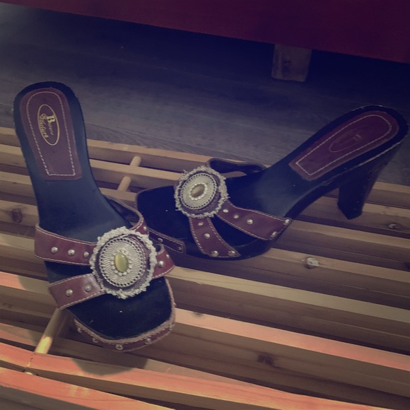 Mule heeled shoe - Picture 1 of 2